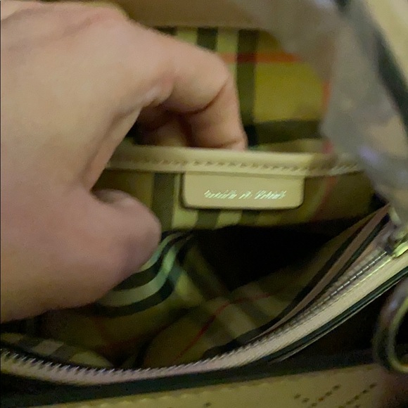 SOLD - Burberry Medium Banner In Perforated Logo - Picture 11 of 12